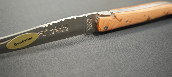 Laguiole Le Fidèle Full Handle Juniper Wood
