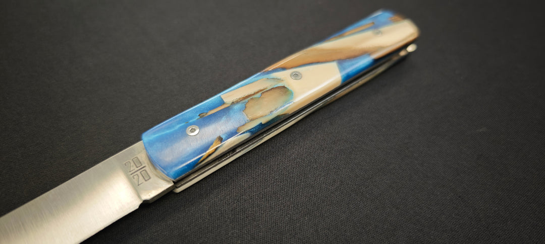 Le Fidèle 20/20 Eclat Mammoth Ivory + Blue Resin