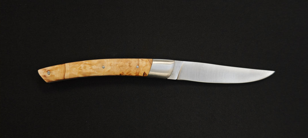 Le Thiers Par le Fidèle T11BL11 Couteau pliant - manche bois de bouleau