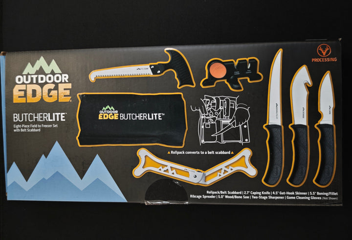 copy of Outdoor Edge BL1 Set de boucher 8 pcs avec sac roll