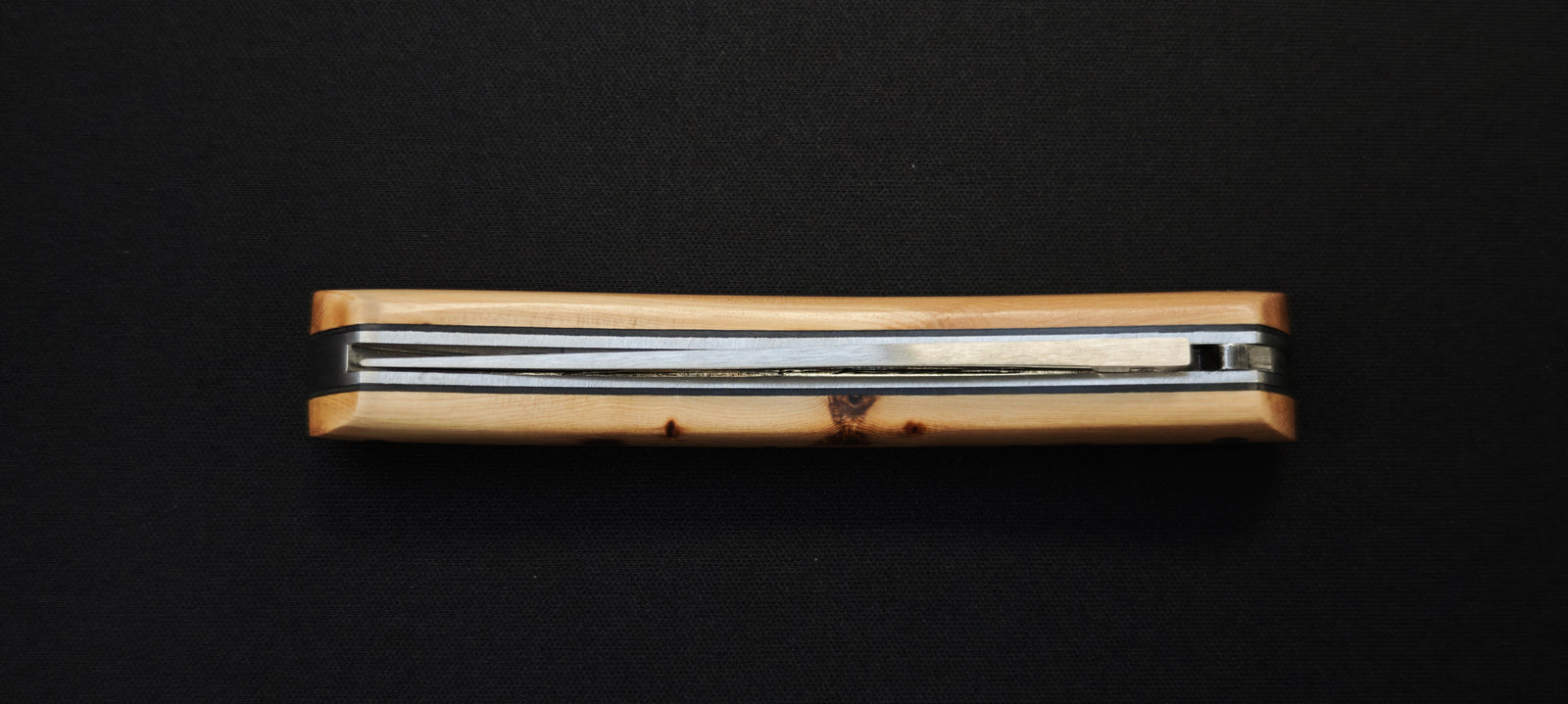 Le Thiers Couteau pliant plein manche Bois genévrier