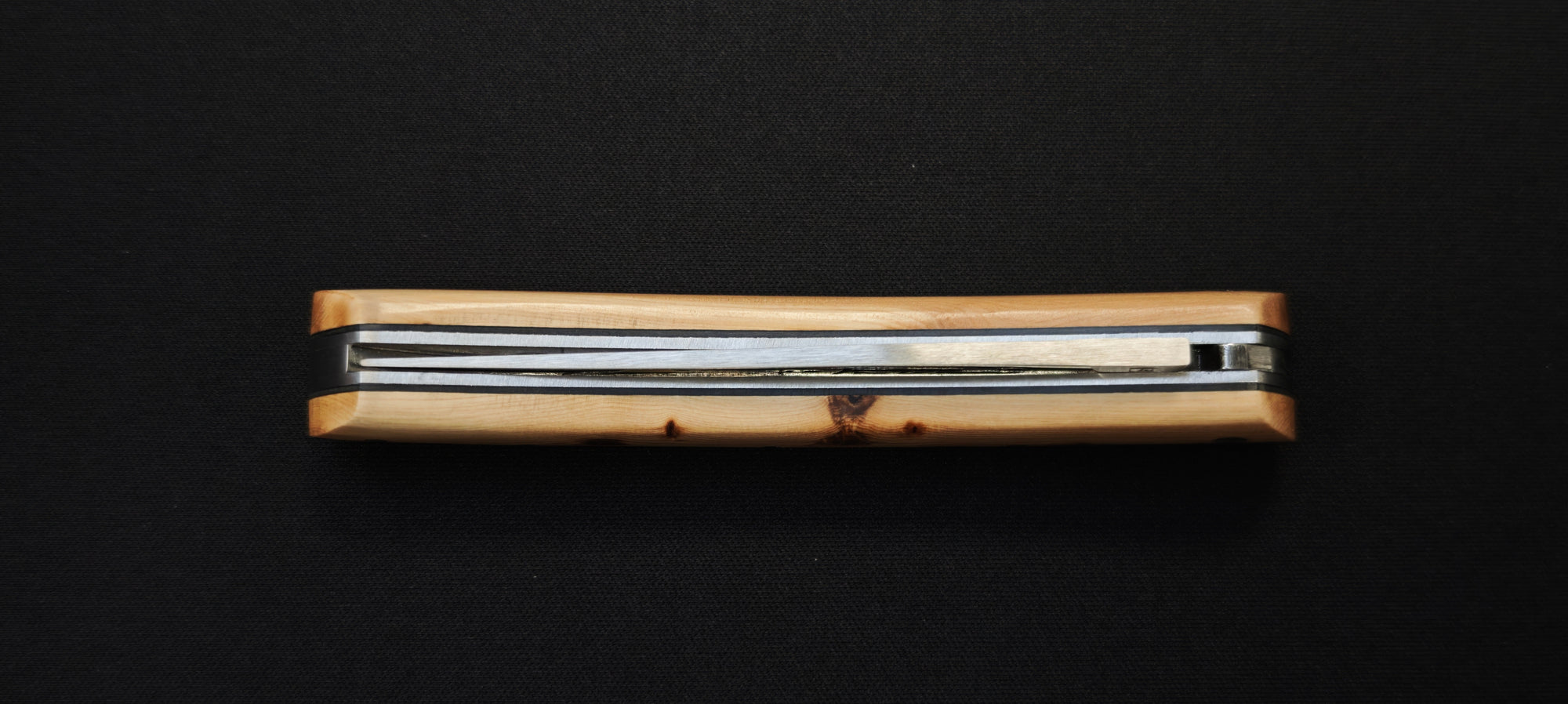 Le Thiers Couteau pliant plein manche Bois genévrier