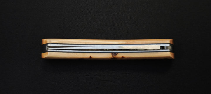 Le Thiers Couteau pliant plein manche Bois genévrier