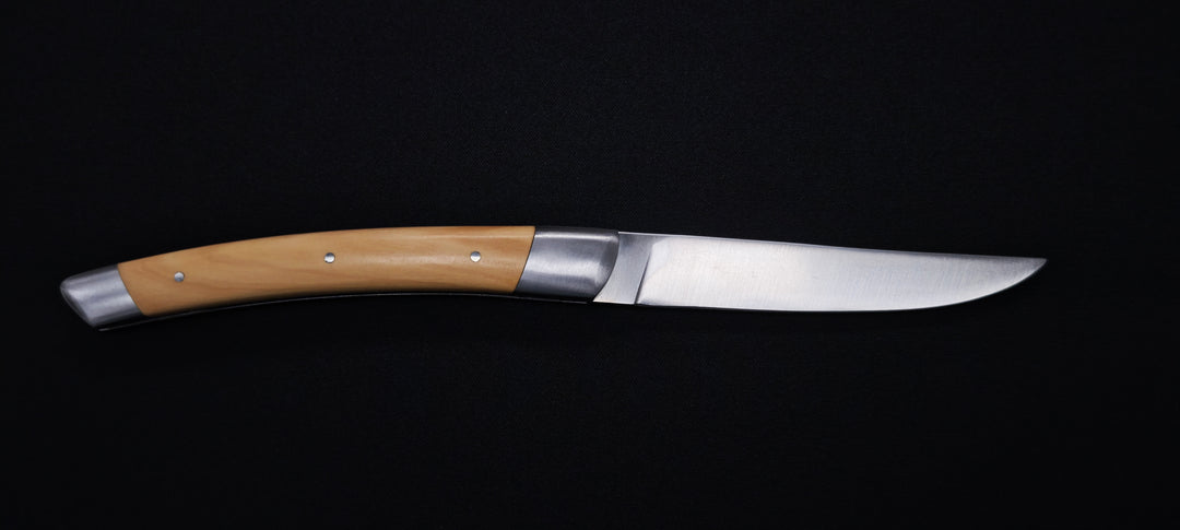 Couteau pliant Le Thiers par le Fidèle - Manche en buis véritable