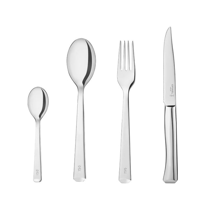 Opinel, Ménagère Perpétue – Pack Spécial 3 Coffrets (3×16 pièces) -10% Couverts inox durables & élégants