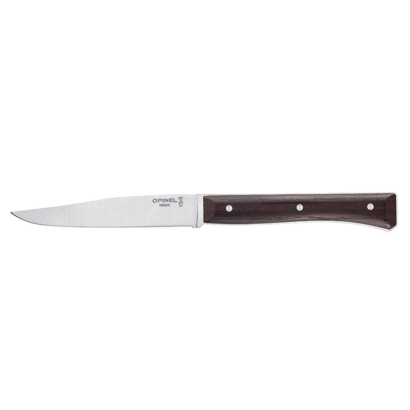 Opinel Facette – coffret 4 couteaux de table Frêne sombre