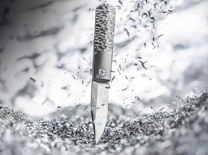 Böker BRLW Meteorite Damast Platinum Edition — Couteau pliant 110676DAM