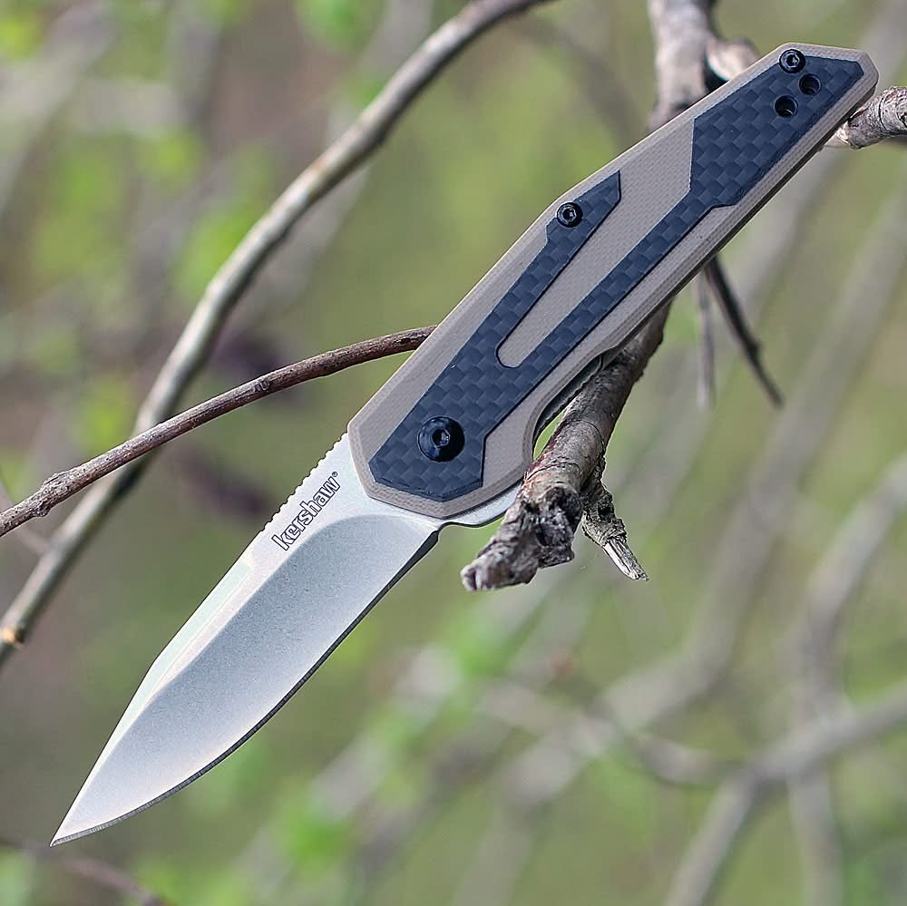 Kershaw 1160TAN Fraxion - Coutellerie Marcin
