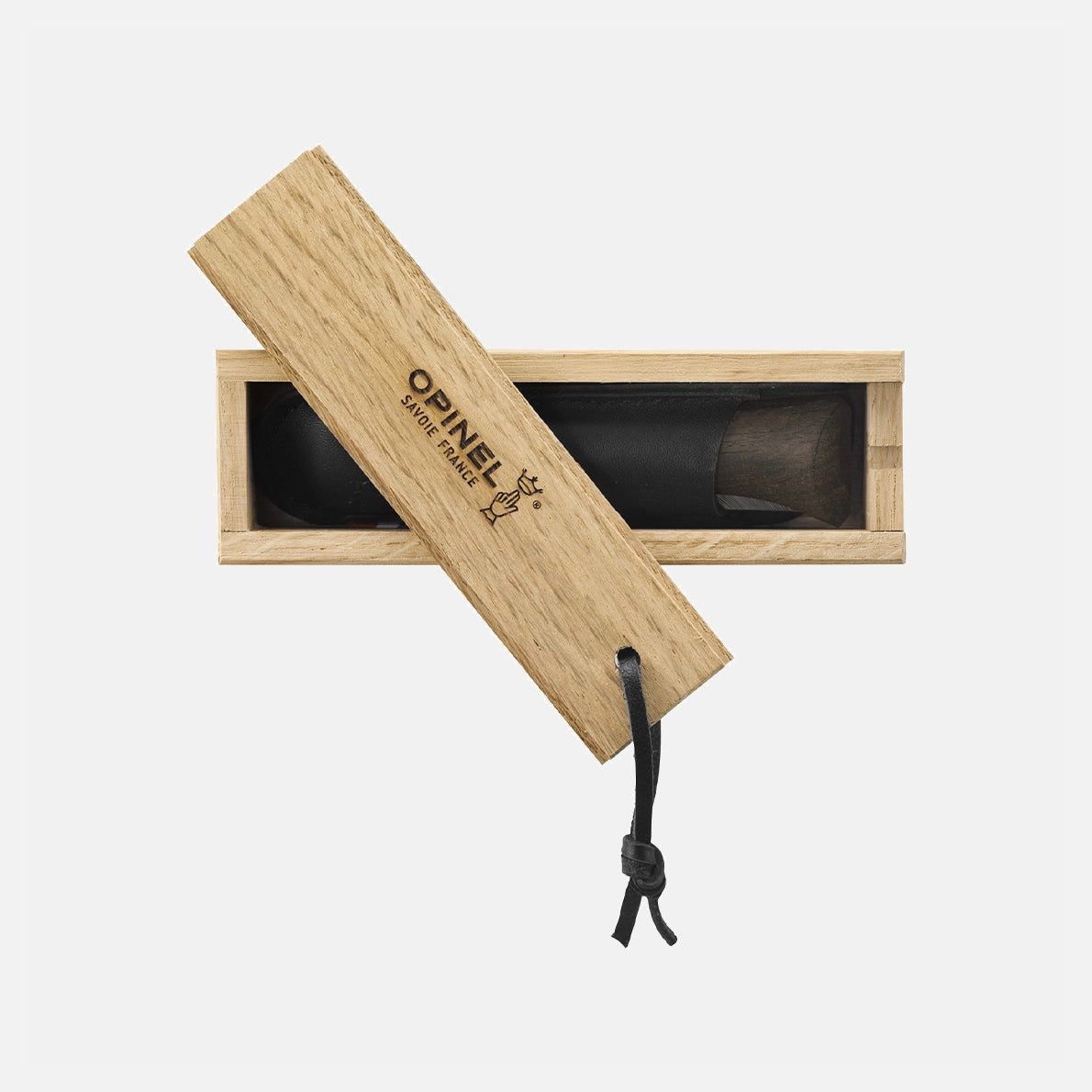 Couteau Opinel N°08 Édition Limitée Damas & Ziricote – Coffret Chêne