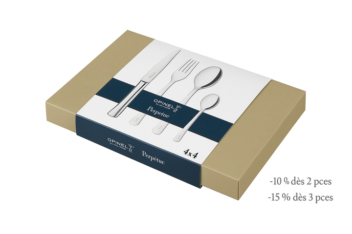 Opinel – Ménagère de Couverts Inox Perpétue | -10 % dès 2, -15 % dès 3
