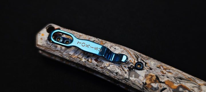 TOKISU Micarta Glacial Couteau de poche pliant – Réf. 25284