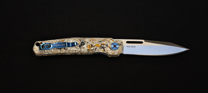 TOKISU Micarta Glacial Couteau de poche pliant – Réf. 25284