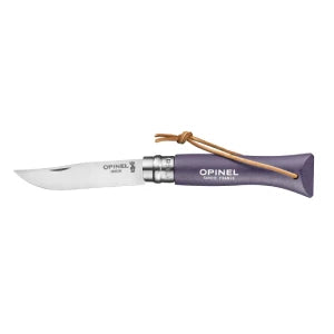 Opinel N°06 Baroudeur Violet Gris – couteau pliant inox 7 cm