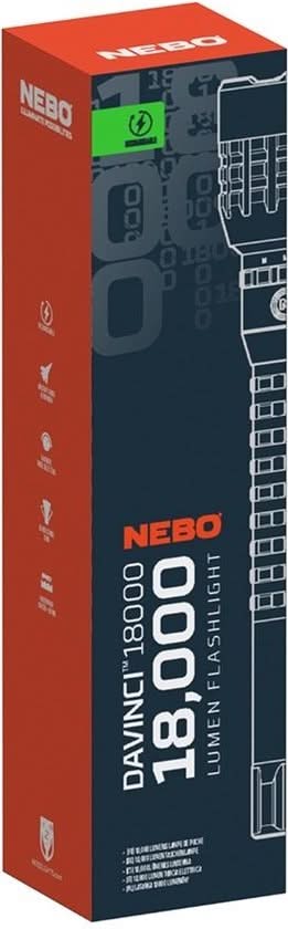 NEBO DaVinci 18000 NEB-FLT-1015-G – lampe rechargeable 18 000 lm