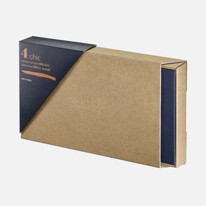 Opinel Coffret Table Chic Bois d'Olivier