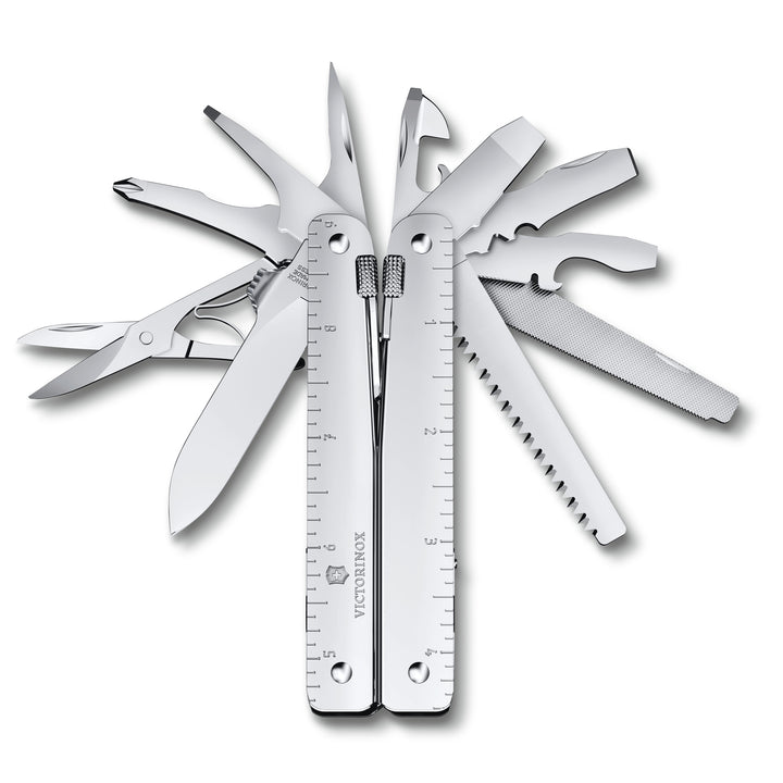 Victorinox 3.0327.MN Swiss Tool MX, Argent, Dans Un Étui-Ceinture En Nylon