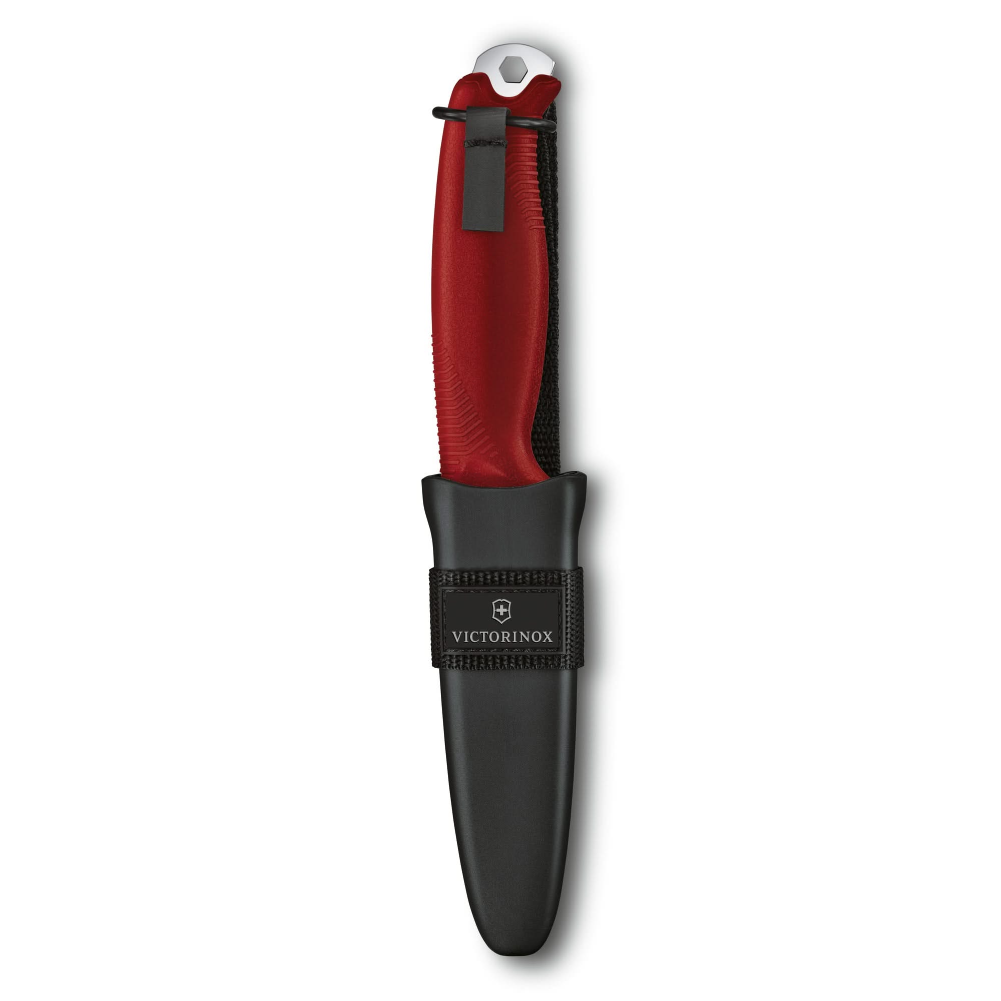 Victorinox Venture Red 3.0902 – lame drop point et manche TPE rouge