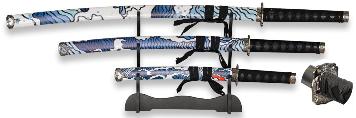 Tole10 Set 3 Katanas - Coutellerie Marcin