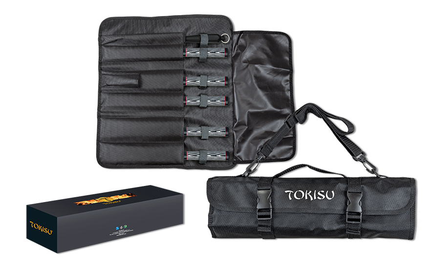 Tokisu 34988 – trousse vide pour 5 couteaux