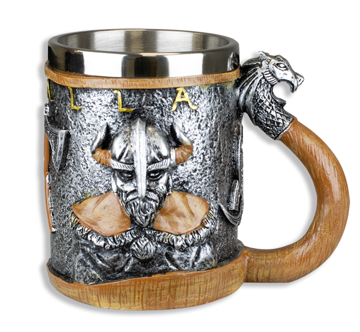 Tole10 39364 Valhalla – chope décorative thème nordique
