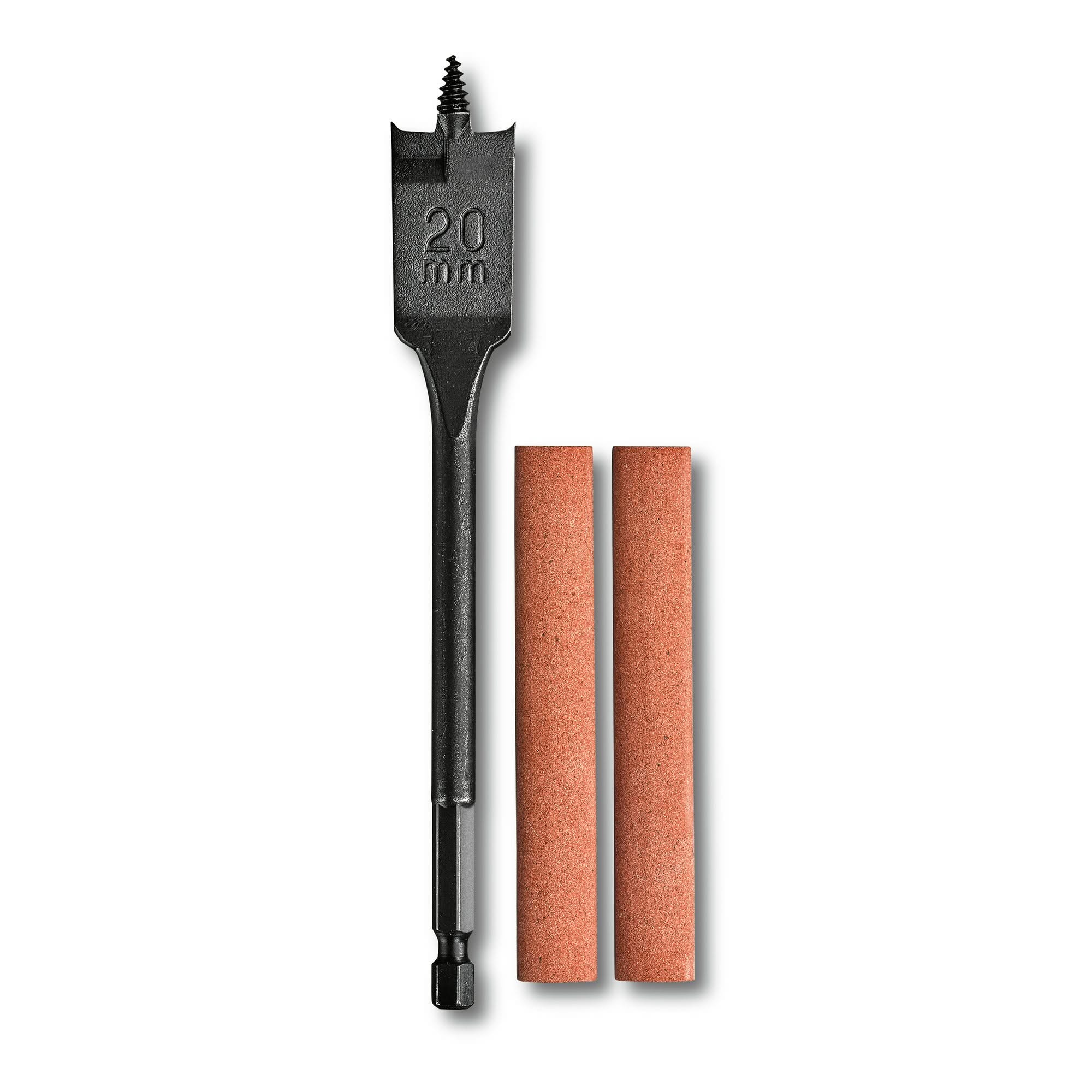 Victorinox Venture Pro Kit – mèche plate 2 cm et pierres à affûter