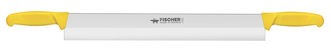 Fischer Couteau à fromage 2 poignées jaunes 50 cm