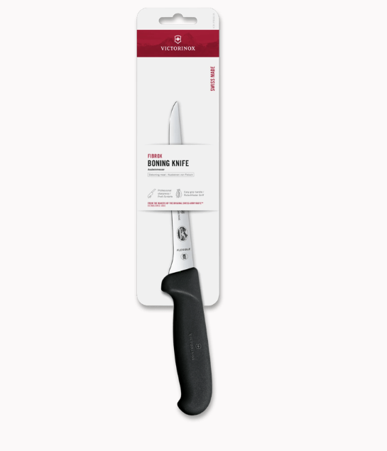5.6413.15BK – Victorinox Fibrox couteau à désosser 15 cm flexible