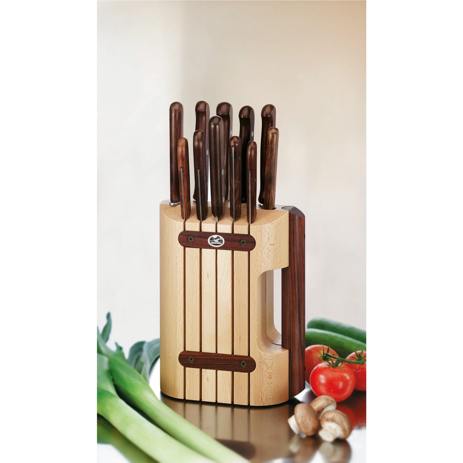 Victorinox Wood 5.1150.11 – bloc porte-couteaux 11 pièces