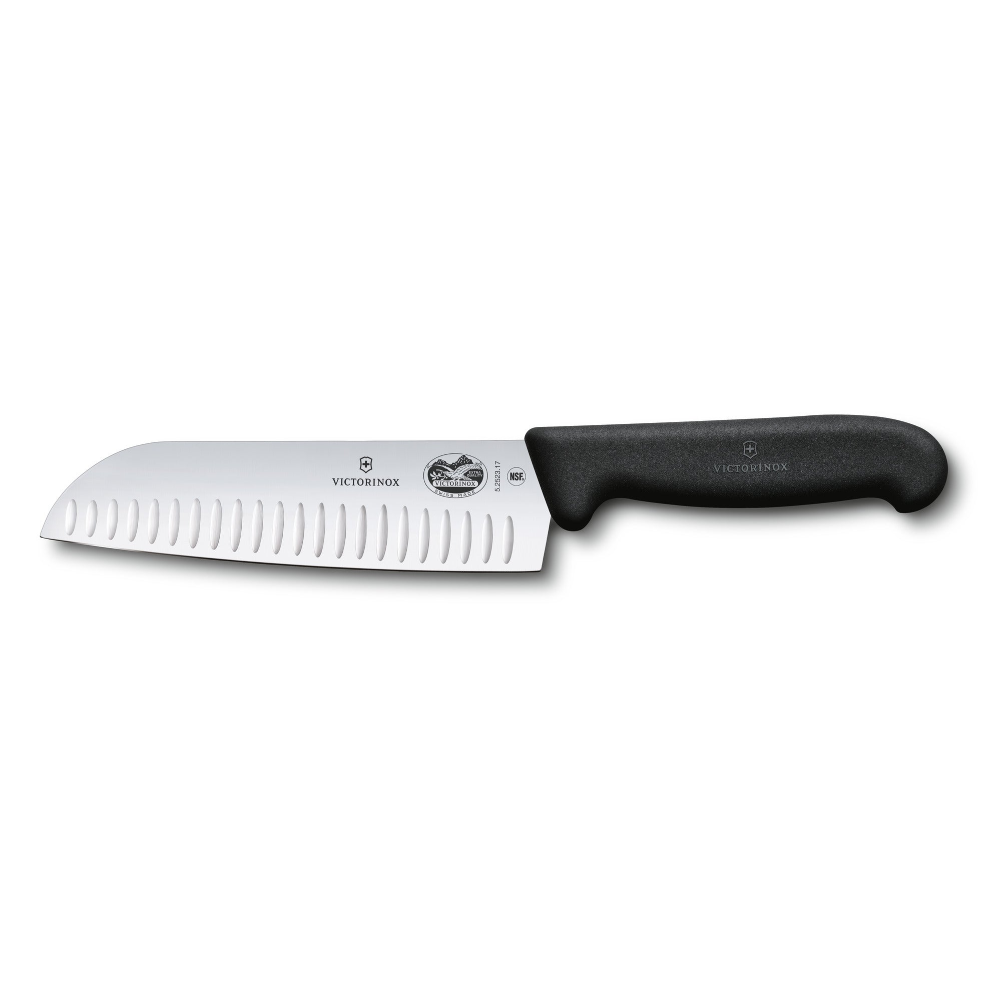 Victorinox 5.2523.17 Fibrox Santoku, 17cm, Schwarz - Coutellerie Marcin