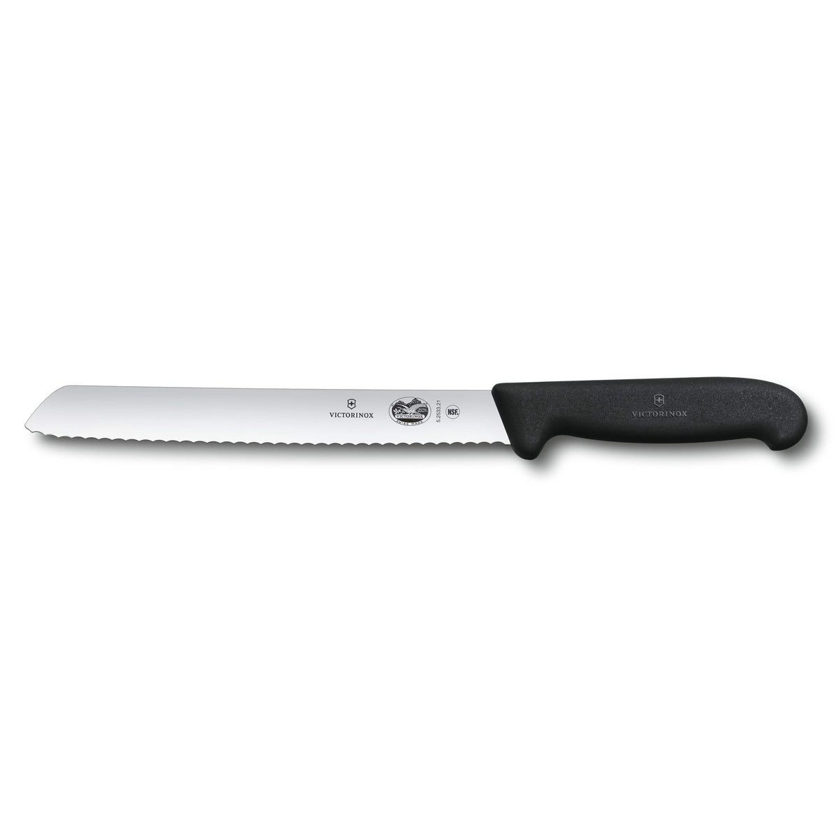 Victorinox 5.2533.21 couteau à pain, denté, Fibrox - Coutellerie Marcin