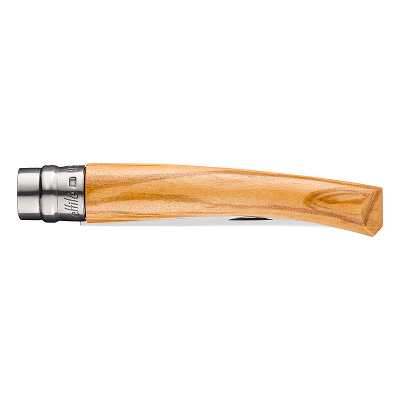 Opinel Effilé N°08 Olivier – lame poliglace et Virobloc