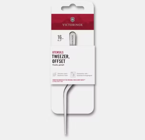 Victorinox 7.6121 – Angled Stainless Steel Tweezers 15.9 cm