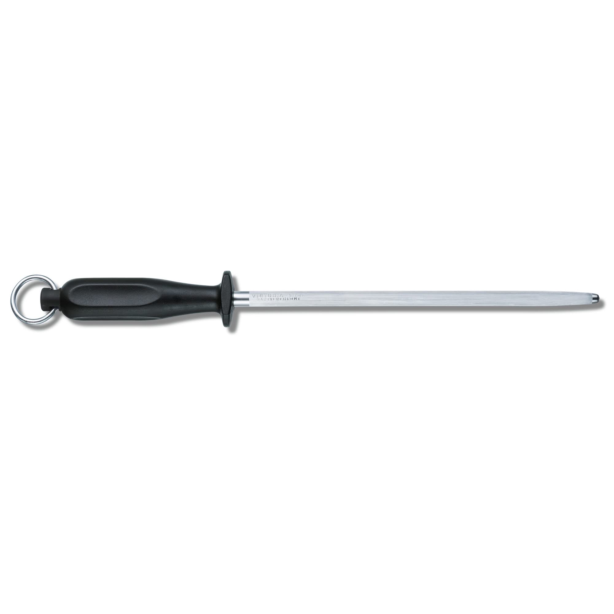 Victorinox 7.8303 Fusil de cuisine, 25 cm, grain moyen-fin, - Coutellerie Marcin