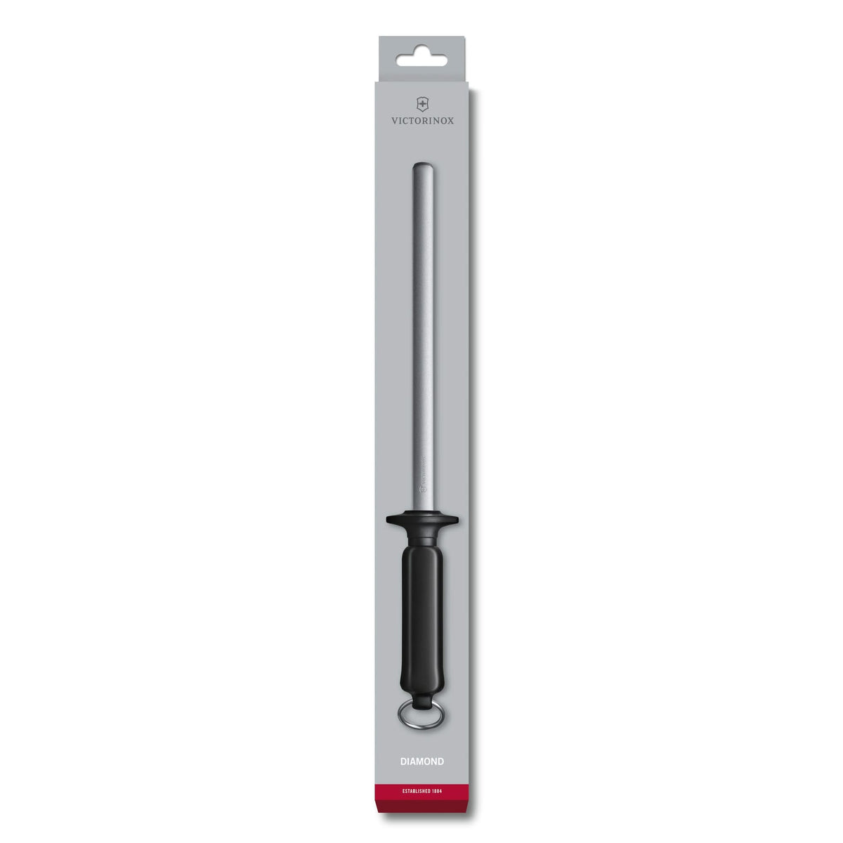 Victorinox 7.8313 fusil de cuisine Diamant, 23 cm, noir - Coutellerie Marcin