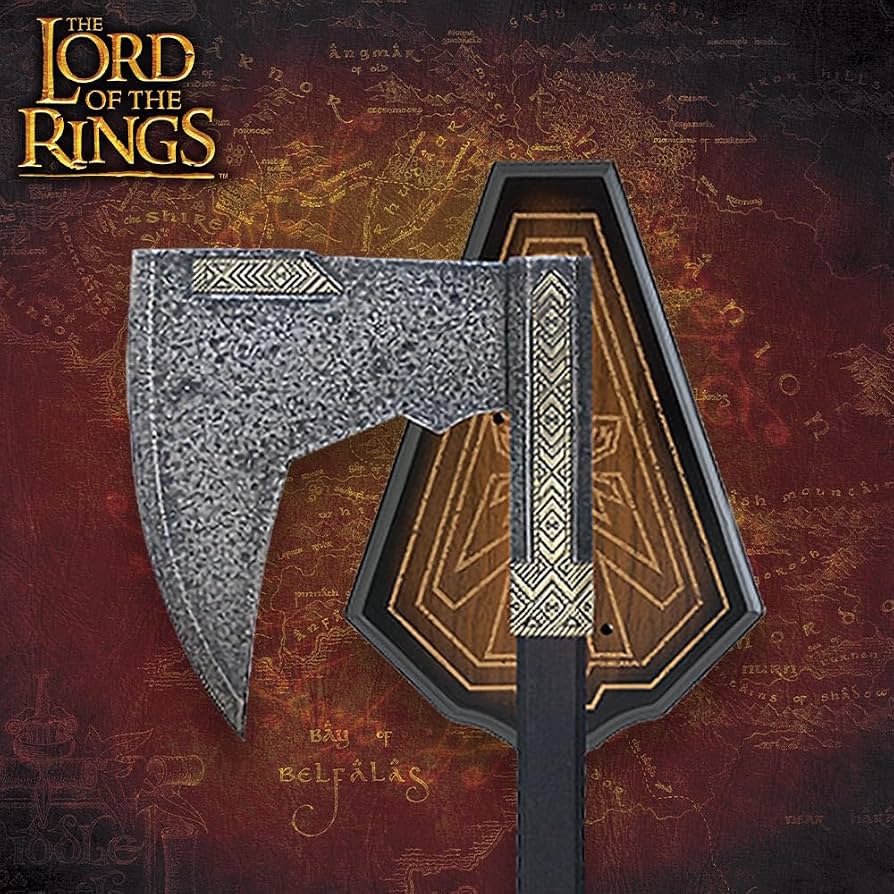 United Cutlery UC2628 Le Seigneur des Anneaux - Hache à barbe de Gimli