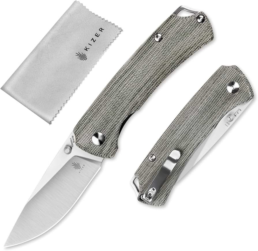 Kizer V3490C1 Green Mic - Coutellerie Marcin