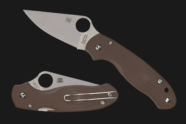 Spyderco C223PBN15V Para 3, Brown FRN, SPRINT 24