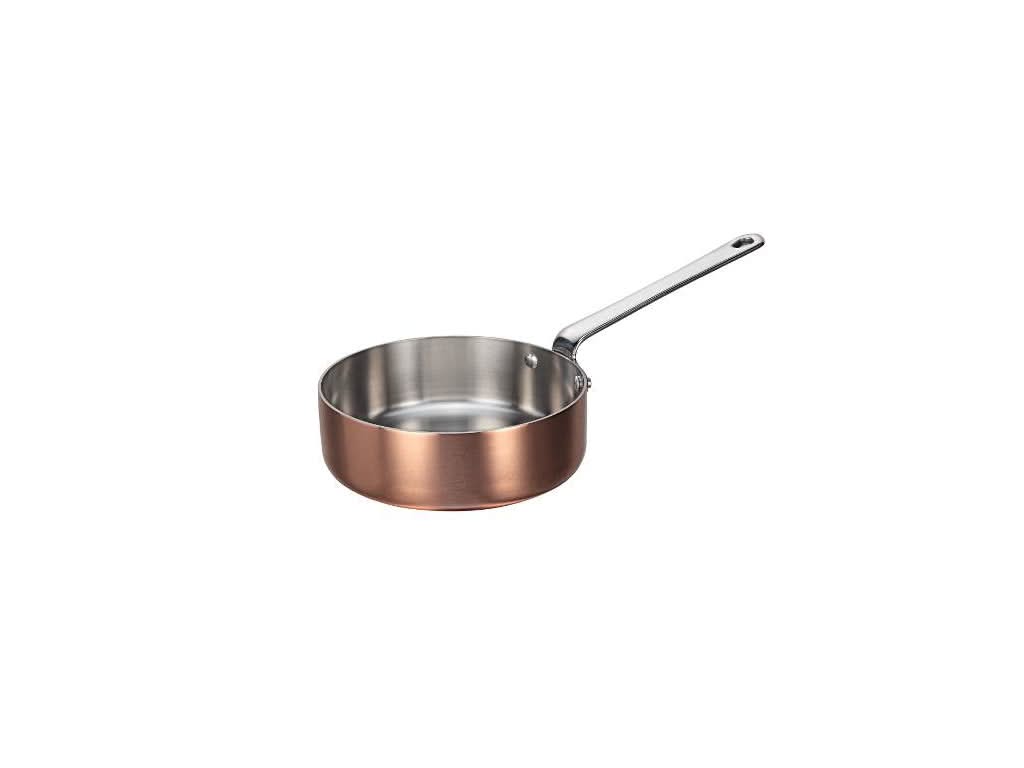 SCANPAN Maitre D’ 77101600 – sauteuse cuivre avec intérieur inox 18/10