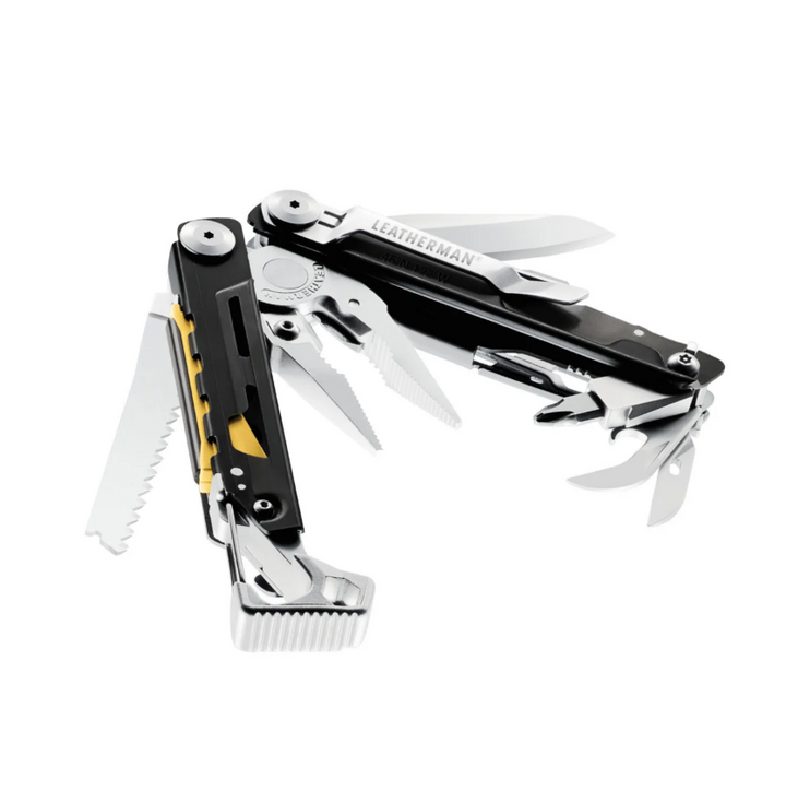 832265 – Leatherman Signal multitool 19 fonctions acier 420HC outdoor Argent et noir