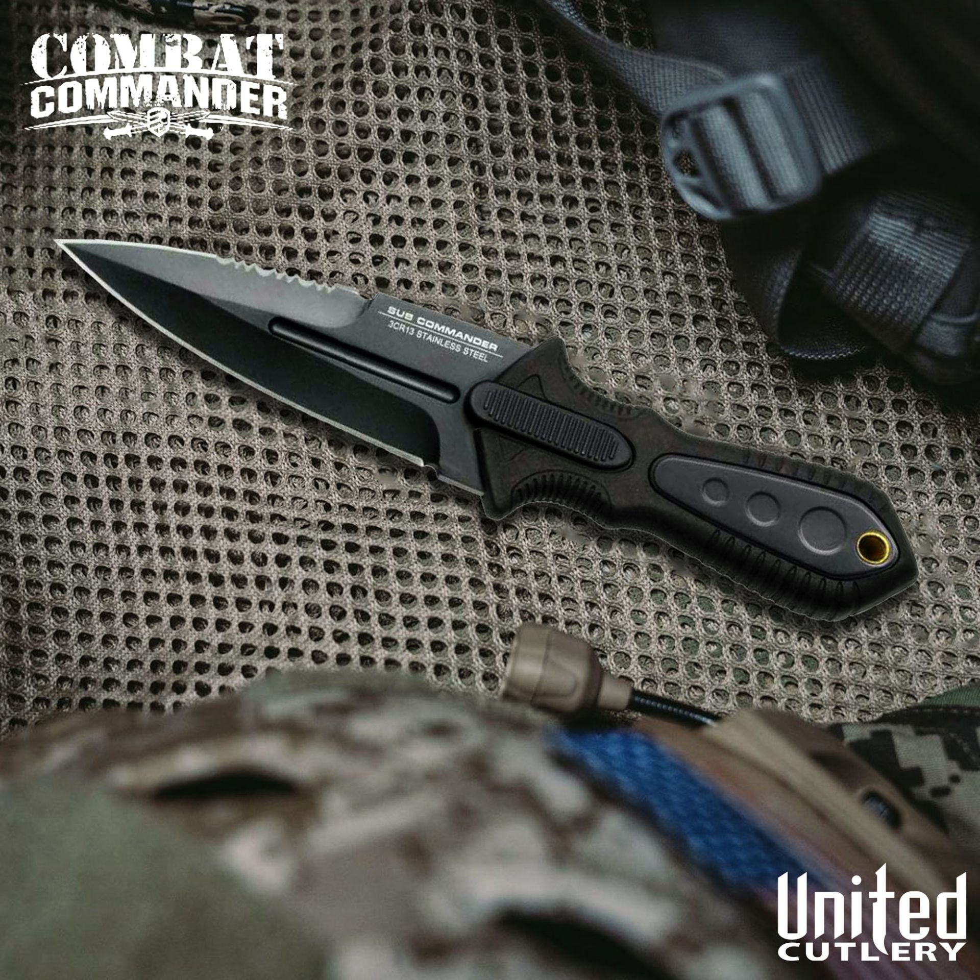 United Cutlery UC3246 Combat Sub-Commander Next Gen – Couteau de botte tactique