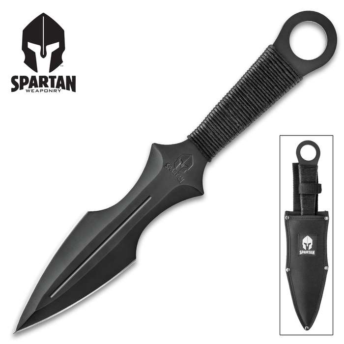United Cutlery Couteau de lancer Super Spartan – Lame double tranchant 20 cm - Ref UNC4216