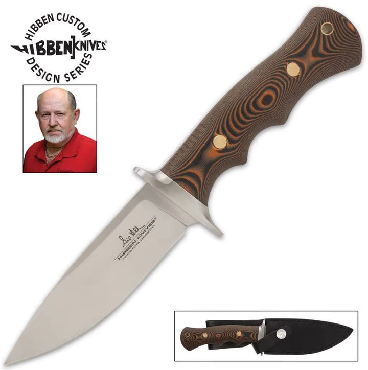 Couteau Bushcraft Gil Hibben Tundra – Lame 420HC + Manche Micarta - Ref GH5110