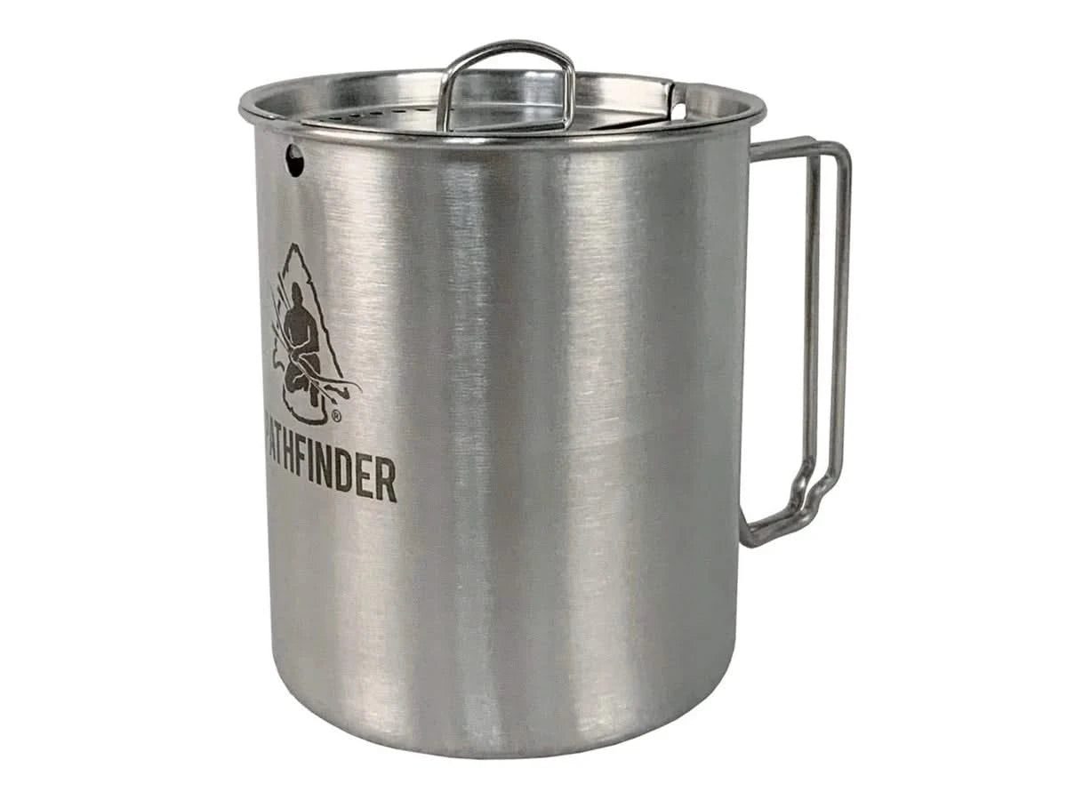 Pathfinder Gobelet en acier inoxydable 0,75 L avec couvercle - Coutellerie Marcin