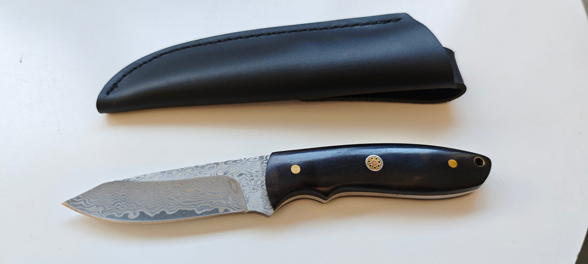Coutellerie Marcin Et Fils SRL Boker Magnum 02SC018DAM Couteau à lame fixe - lame damassé