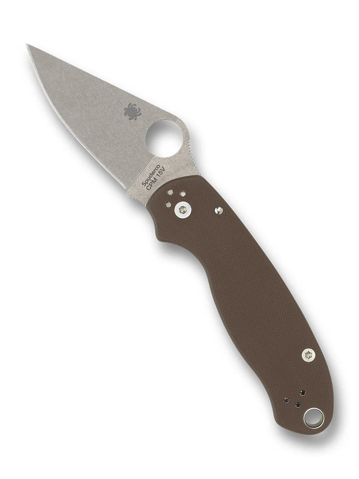 Spyderco Para 3 Brown G-10 – CPM 15V Sprint Run Édition Limitée