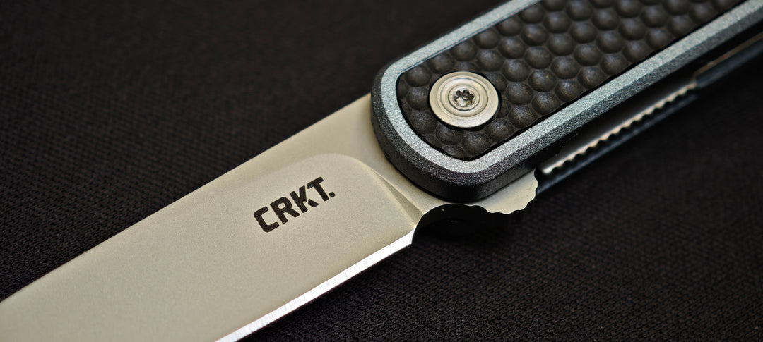 CRKT Pup 7070 – Couteau pliant de poche en acier AUS10, finition Bead Blast