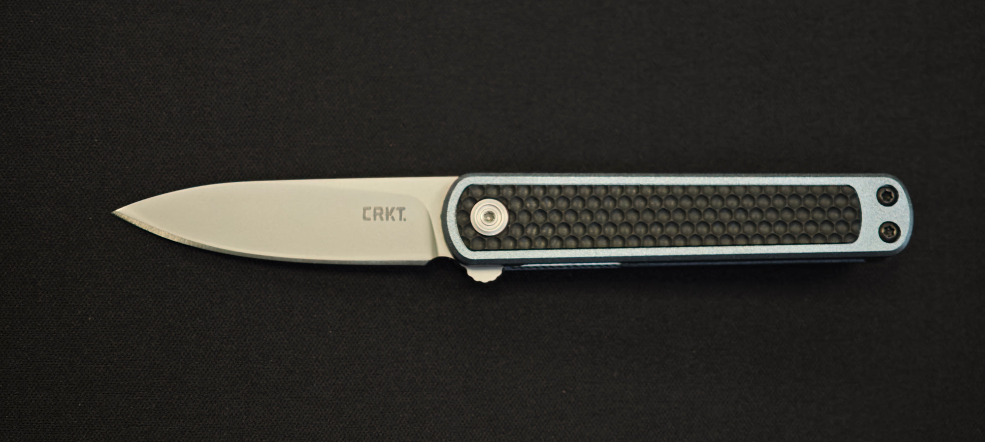 CRKT Pup 7070 – Couteau pliant de poche en acier AUS10, finition Bead Blast