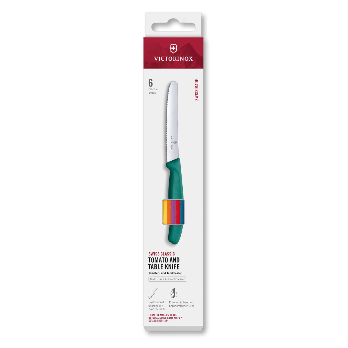Victorinox Swiss Classic 6.7836.6C1 – set de 6 couteaux à tomates 11 cm