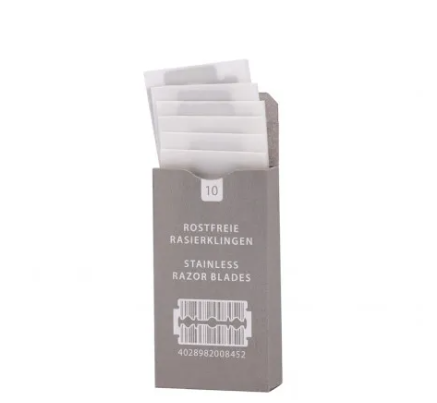 Lames de rasoir de sûreté Mühle (Boîte de 10 lames en acier inoxydable)