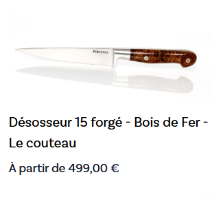 Pack Prestige Cuisine 6 Pièces – Gamme Forgée Pleine Soie en Bois de Fer d'Arizona – Atelier Perceval
